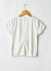 T-shirt blanc UNDIZ femme seconde vue