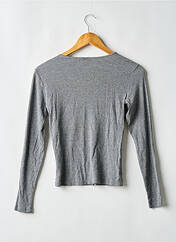 T-shirt gris H&M femme seconde vue