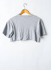 T-shirt gris TOPSHOP femme seconde vue