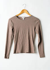 T-shirt marron H&M femme seconde vue