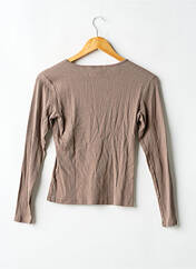 T-shirt marron H&M femme seconde vue