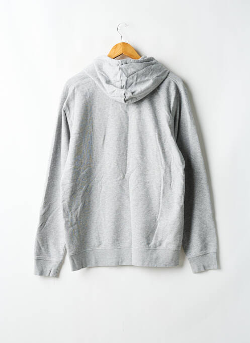 Sweat-shirt à capuche broderie manches longues gris STANLEY & STELLA femme