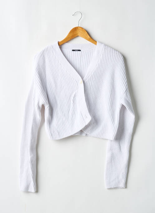Gilet manches longues stretch blanc TEZENIS femme
