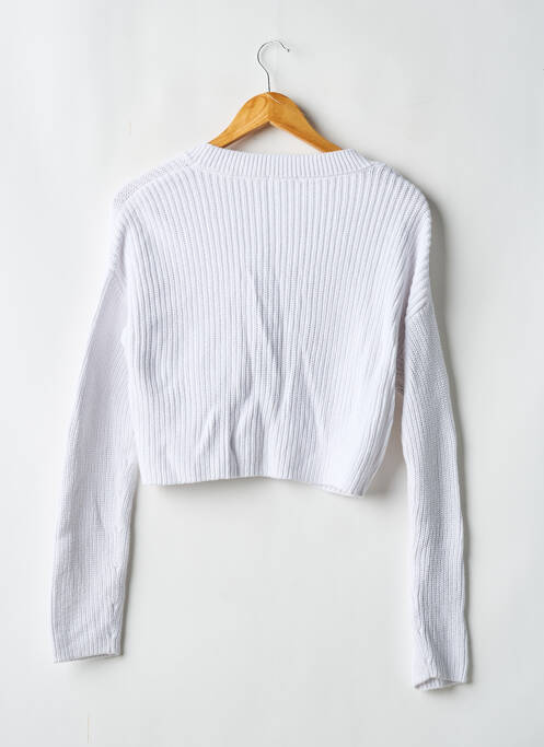 Gilet manches longues stretch blanc TEZENIS femme