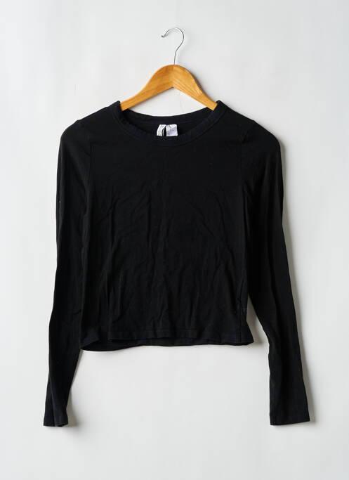 T-shirt manches longues manches longues noir DIVIDED H&M femme