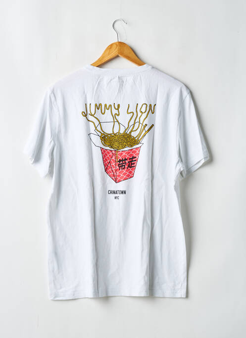 T-shirt imprimé fantaisie manches courtes blanc JIMMY LION femme