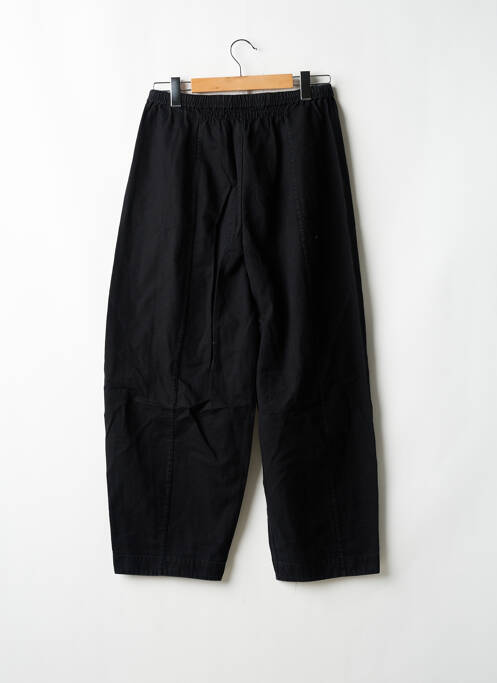 Pantalon droit tissage popeline taille normale noir COS femme