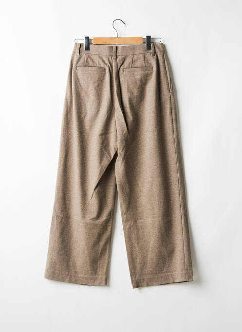 Pantalon large marron UNIQLO X COMPTOIR DES COTONNIERS femme