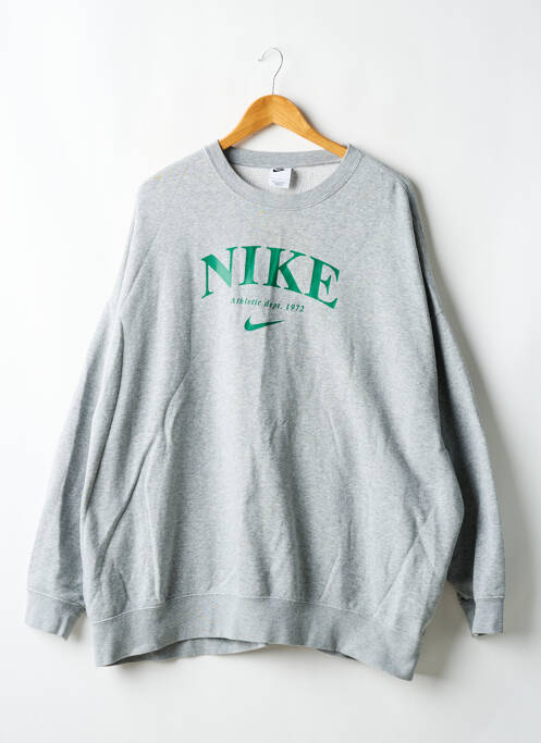 Sweat-shirt gris NIKE femme