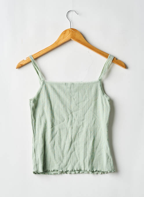 Top vert TOPSHOP femme
