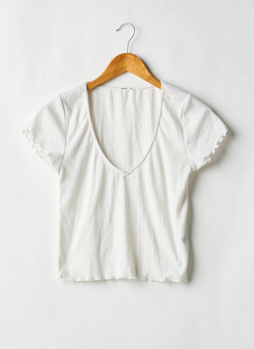 T-shirt blanc UNDIZ femme