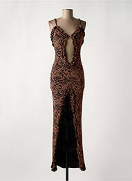 Robe longue sans manche sans manche noir MURCI femme