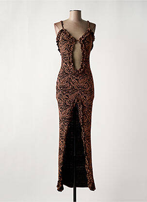 Robe longue sans manche sans manche noir MURCI femme