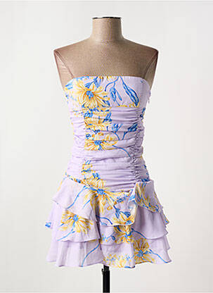 Robe courte sans manche sans manche violet PEPPERMAYO femme