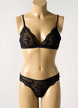 Ensemble lingerie noir GIRLS IN PARIS femme