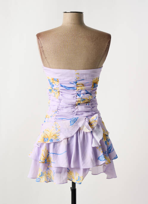 Robe courte sans manche sans manche violet PEPPERMAYO femme