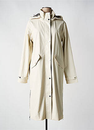 Imperméable manches longues a capuche beige RINO & PELLE femme