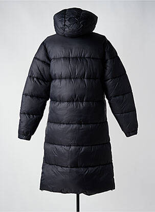 Doudoune manches longues a capuche noir SCHOTT femme