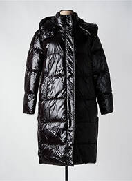 Doudoune poches a capuche noir RINO & PELLE femme