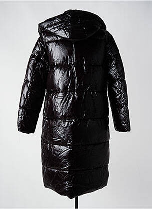 Doudoune manches longues a capuche noir RINO & PELLE femme