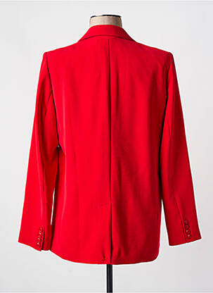 Blazer poignets boutonnés rouge ESQUALO femme