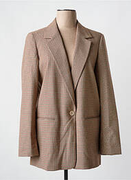 Blazer finition intérieure doublée marron ESPRIT femme
