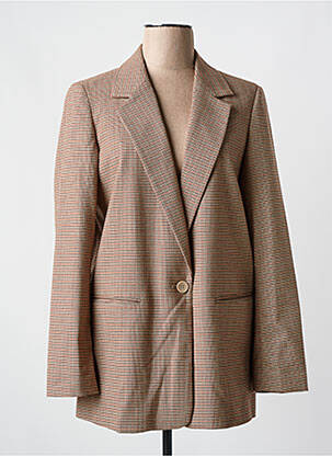 Blazer finition intérieure doublée marron ESPRIT femme