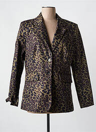 Blazer poignets boutonnés vert LOLA CASADEMUNT femme
