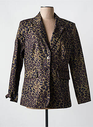Blazer poignets boutonnés vert LOLA CASADEMUNT femme