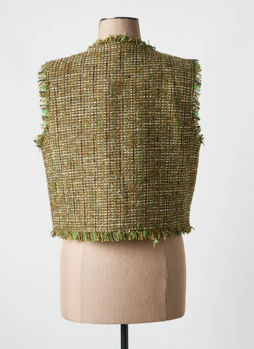 Gilet sans manche vert ESQUALO pour femme