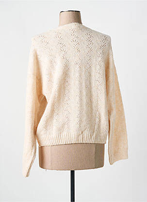 Gilet manches longues stretch beige KANOPE femme