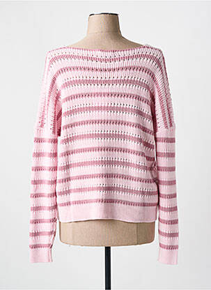 Pull col v manches longues rose LES P'TITES BOMBES femme