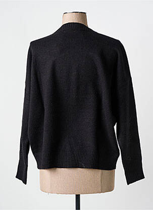 Pull stretch manches longues noir ESQUALO femme