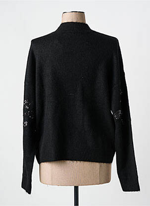 Pull stretch manches longues noir ESQUALO femme