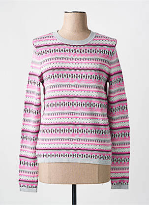 Pull stretch manches longues rose ESPRIT femme