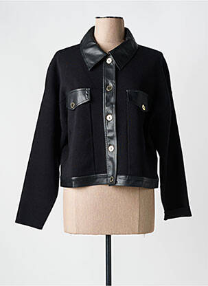 Veste casual poches noir LOLA CASADEMUNT femme