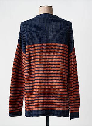 Pull coupe cintrée manches longues bleu ESPRIT femme