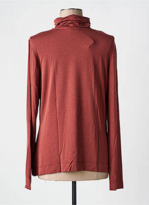 Sous-pull stretch manches longues marron ESPRIT femme