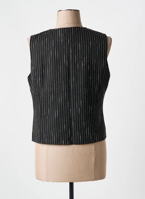 Gilet sans manche noir SIGNE NATURE pour femme