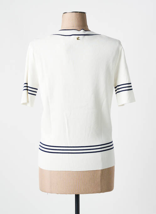 Gilet manches courtes beige LOLA CASADEMUNT pour femme