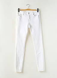 Jeans coupe slim stretch taille normale blanc ESPRIT femme