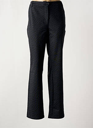 Pantalon droit stretch taille normale noir EVA KAYAN femme