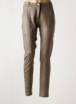 Pantalon slim stretch taille normale vert EVA KAYAN femme