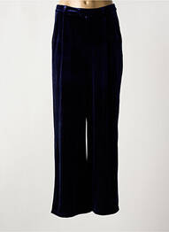 Pantalon droit stretch taille normale bleu MOLLY BRACKEN femme