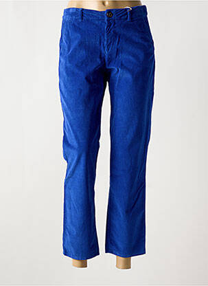 Pantalon 7/8 stretch taille normale bleu KANOPE femme
