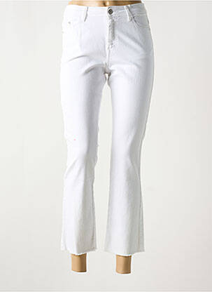 Jeans coupe slim stretch taille normale blanc KANOPE femme