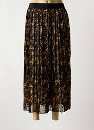Jupe longue imprimé fantaisie noir MOLLY BRACKEN femme