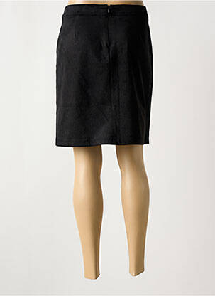 Jupe mi-longue stretch noir ESQUALO femme