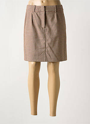 Jupe courte poches marron ESPRIT femme