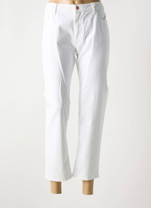 Jeans coupe droite blanc KANOPE pour femme